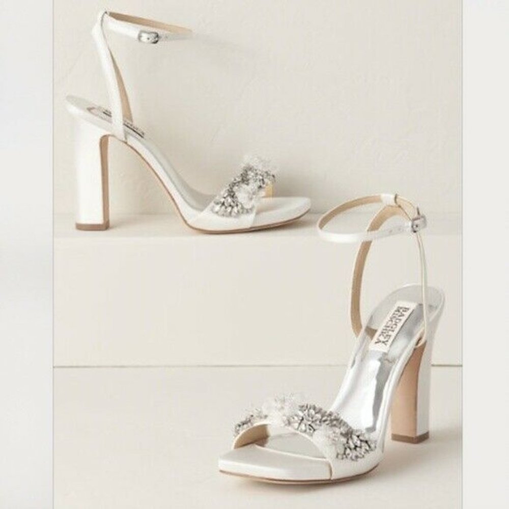Badgley Mischka ALEXA Platform Embellished Block H